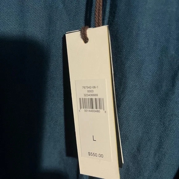 Banana republic large Men's Blue Suede Jacket - Picture 4 of 4